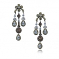 Серьги Серебро 925 кубический циркон 025 352 01 21-02785 2010 г инфо 5743w.
