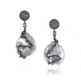 Серьги Серебро, медный подслой перламутр 025 352 01 21sp-00133 2010 г инфо 5768w.