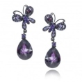 Серьги Серебро, медный подслой кварц 025 352 01 21-03116 2010 г инфо 5778w.