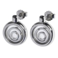 Серьги, серебро 925, 4 бриллианта -0,04 007 01 21spk-00267 2010 г инфо 5784w.