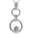 Подвеска, серебро 925, циркон 006 05 21sp-00173 2010 г инфо 5860w.