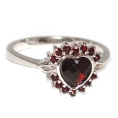 Кольцо из серебра с гранатами Happy Garnets g1151 2010 г инфо 5936w.