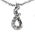Колье с фианитом GL 50-3989-07 2009 г инфо 6024w.