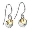 Серьги из серебра с бриллиантами Hot diamonds de135 2009 г инфо 6223w.