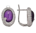 Серьги с фианитом R2A7A92456 2010 г инфо 6425w.
