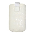 Футляр-сумка Lift Up iPhone/E71/i900 "Лаковый крокодил", белая 120 x 65 x 18 инфо 6144o.